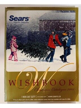 2005 Sears Wish Book Christmas Catalog Canada Toys Barbie Bratz Xbox 360 PS2